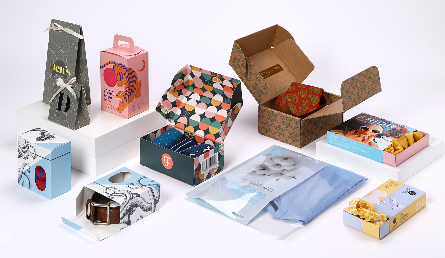 Several common forms of gift packaging in life