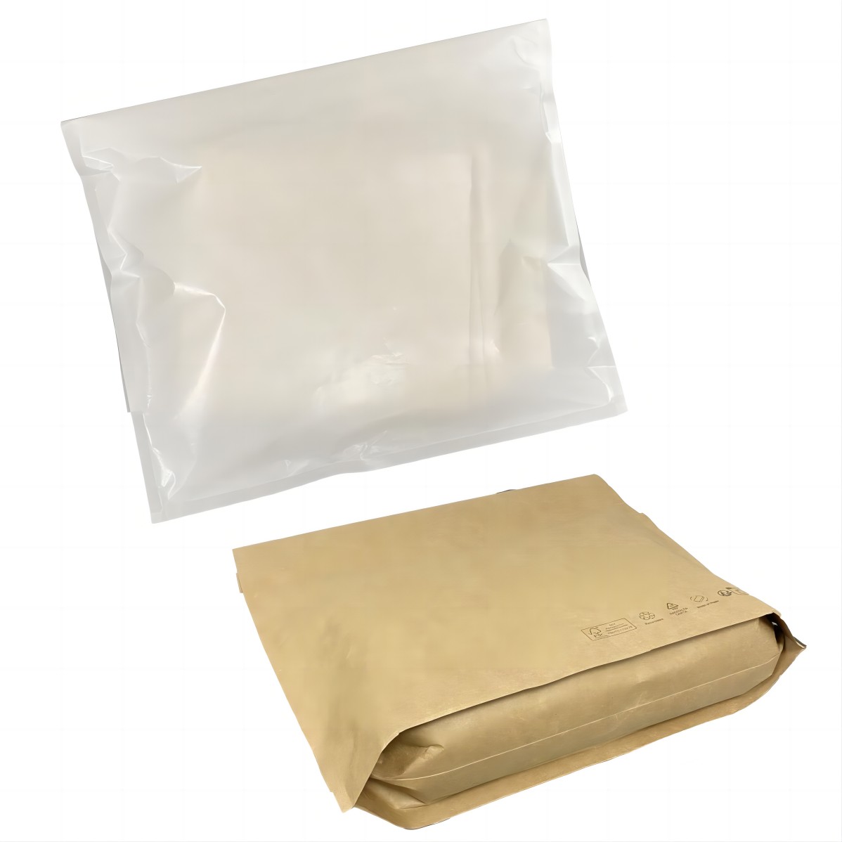 The difference between Glassine paper bags and kraft paper bags