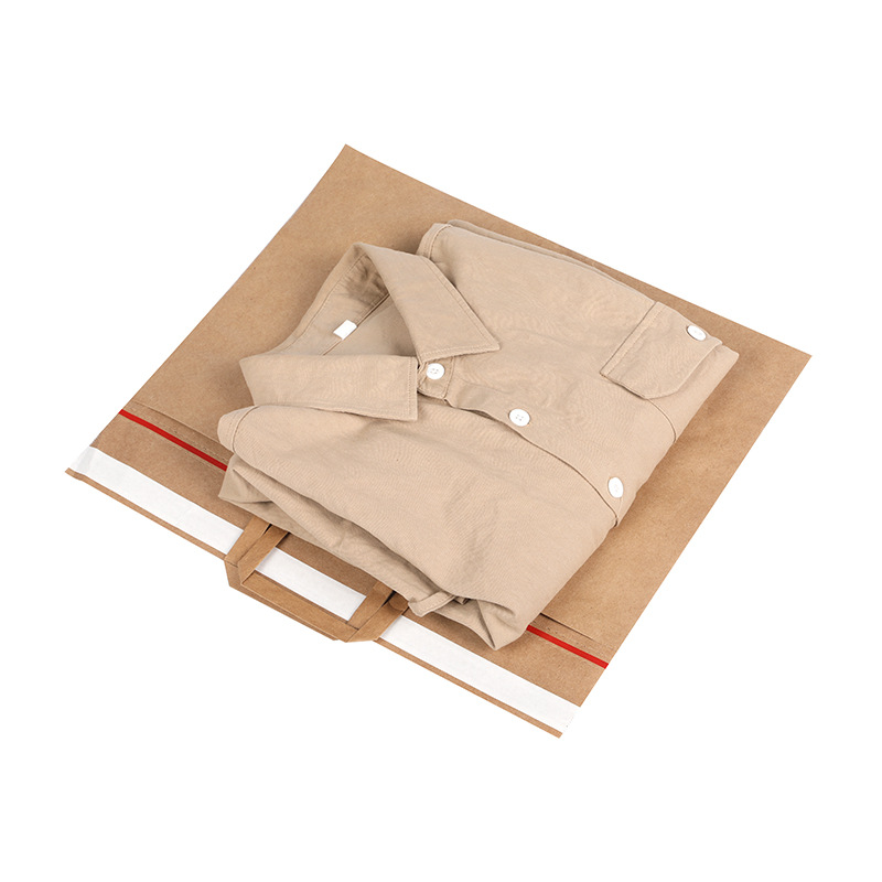 Kraft paper envelope bag with handle