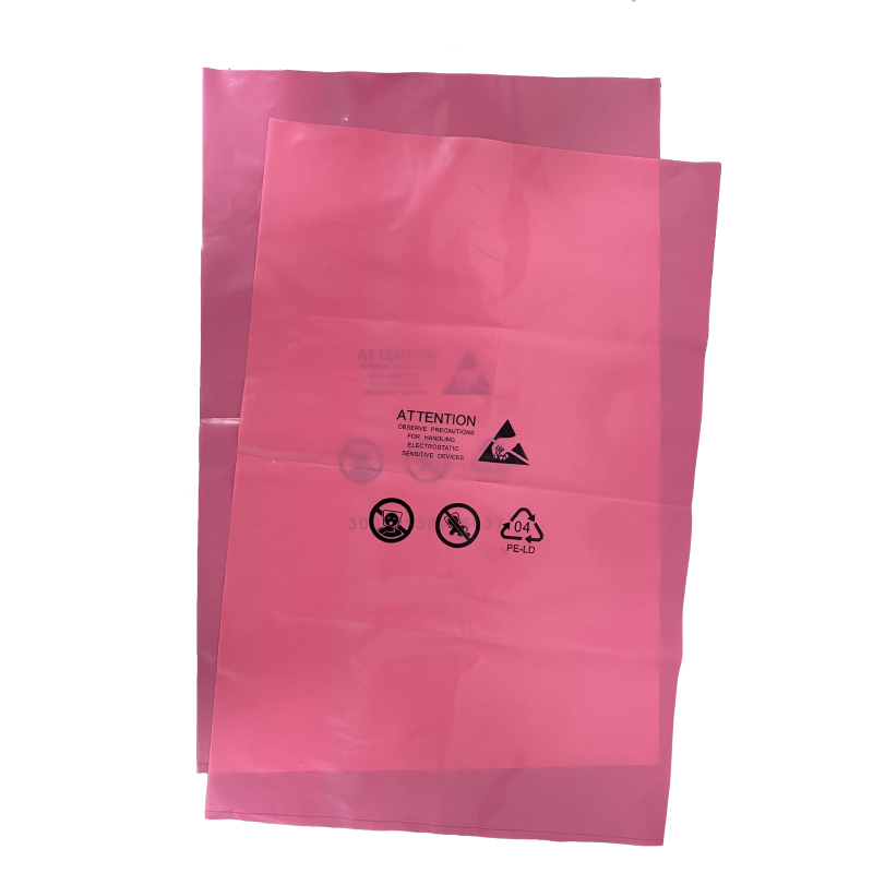 PE Pink Plastic Bags