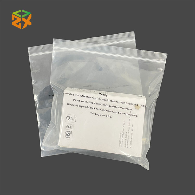 Resealable Transparent Poly Bags